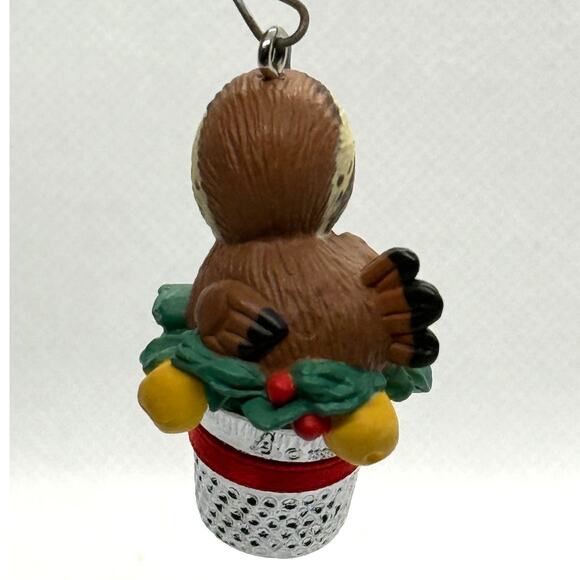 1986 Hallmark Thimble Partridge #9 Ornament Collector’s Series Miniature MIB - Picture 4 of 6